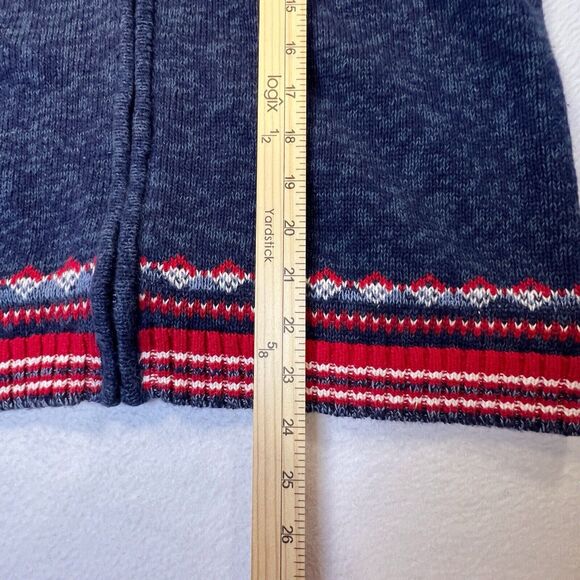 Tiara International Sweater Size Small Full Zip Y2K Vintage Americana Christmas - Picture 11 of 12